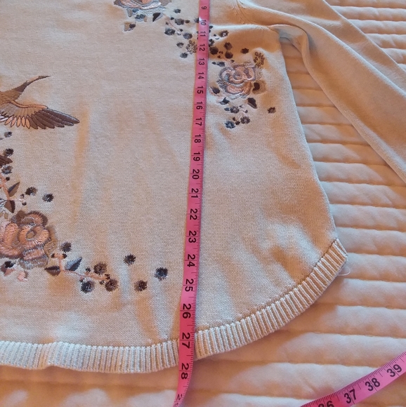 Style & Co. Large embroidered sweater - Picture 9 of 11